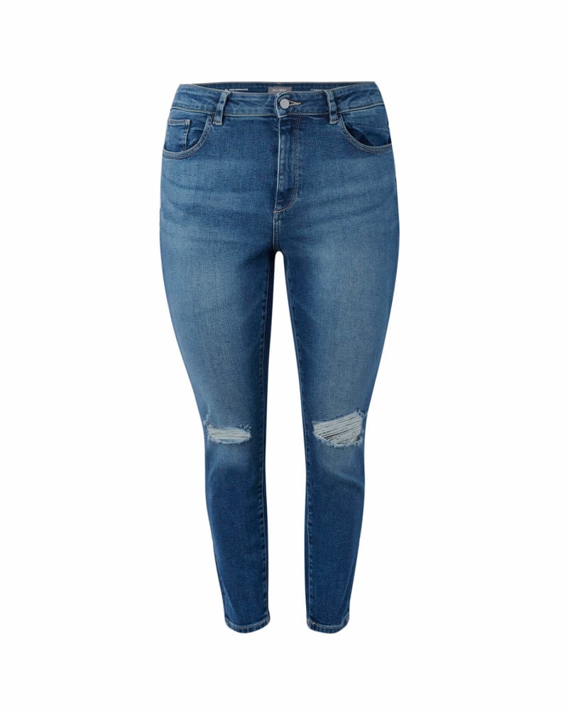 Front of a size 16 Florence Skinny Jean in Medium Wash by DL1961. | dia_product_style_image_id:229828